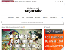 Tablet Screenshot of mtasdemir.com